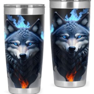 Beautiful Wolf Tumbler 1.jpg